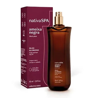Glorioso Nativa SPA Huile Multifonctionnelle Prune Noire 85 ml