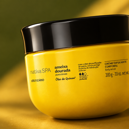 Creme Esfoliante Corporal Nativa SPA Ameixa Dourada 200 g