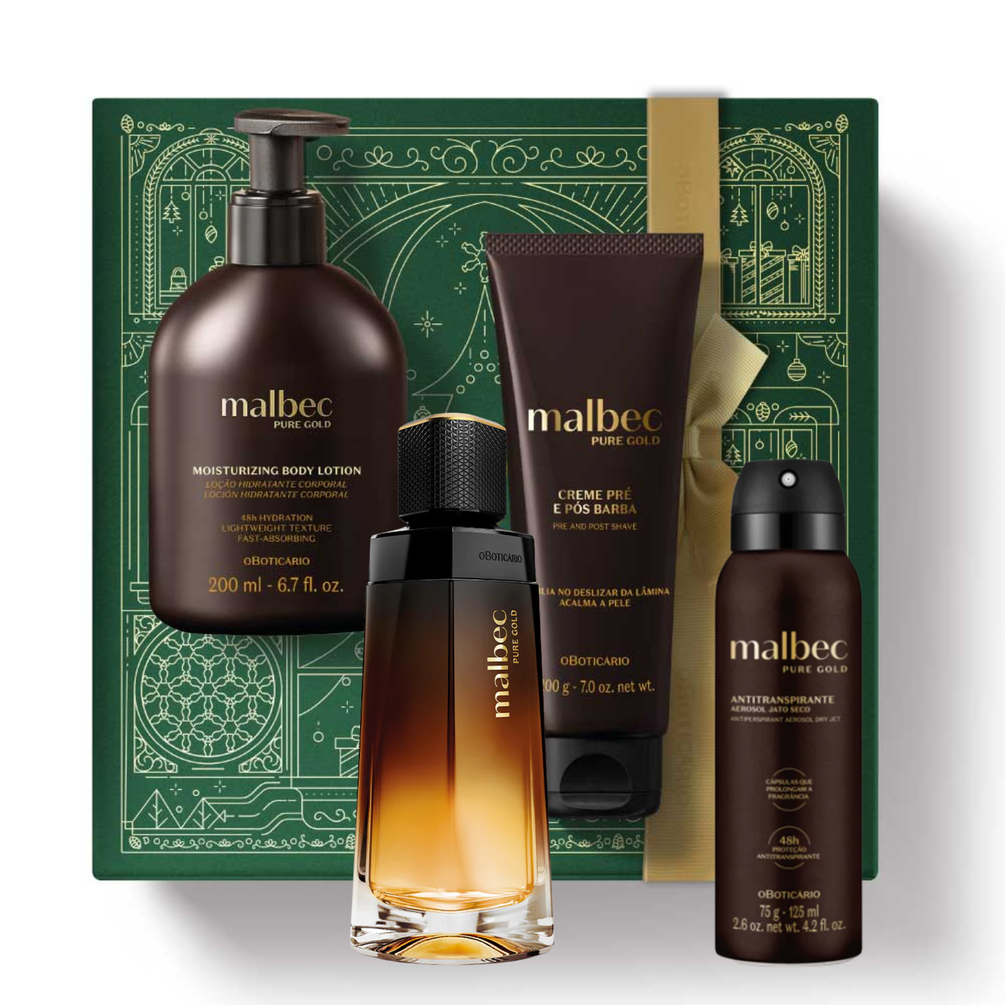 Kit Presente Malbec Pure Gold