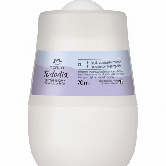 Tododia Cotton Milk Roll-on Deodorant - 70ml
