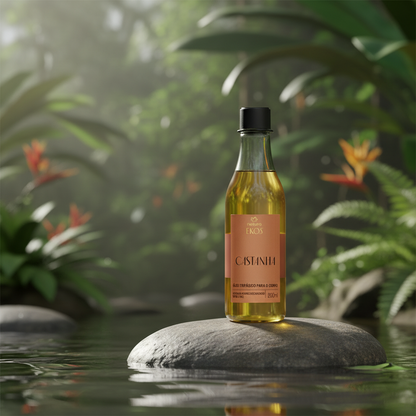 Castanha, Huile de bain triphasée EKOS - 200ML