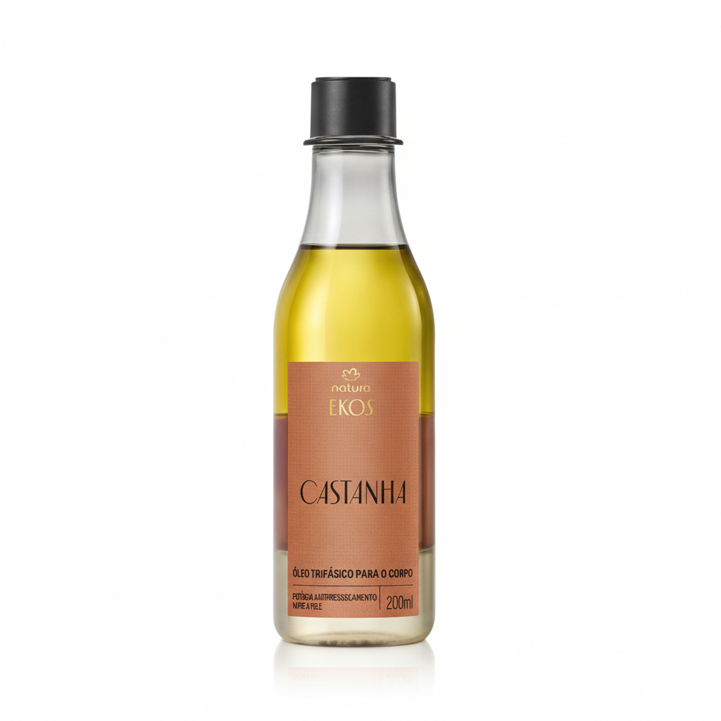 Castanha, Huile de bain triphasée EKOS - 200ML