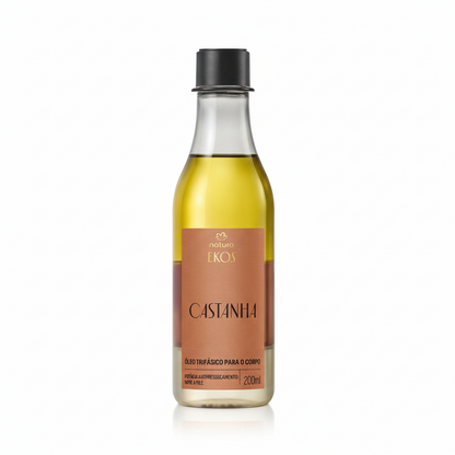 Castanha, Huile de bain triphasée EKOS - 200ML