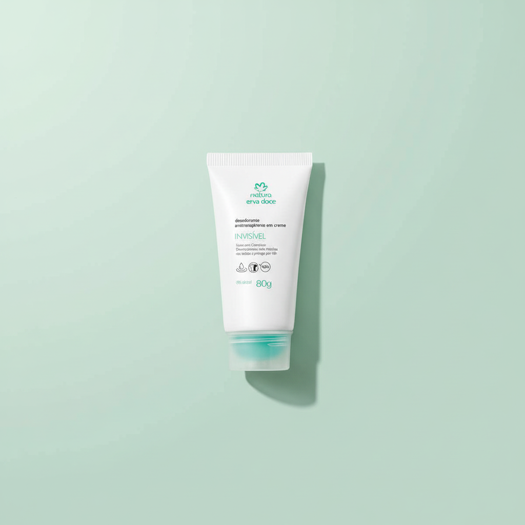 Antitranspirante Natura Erva Doce em Creme Invisivel 48h 80g