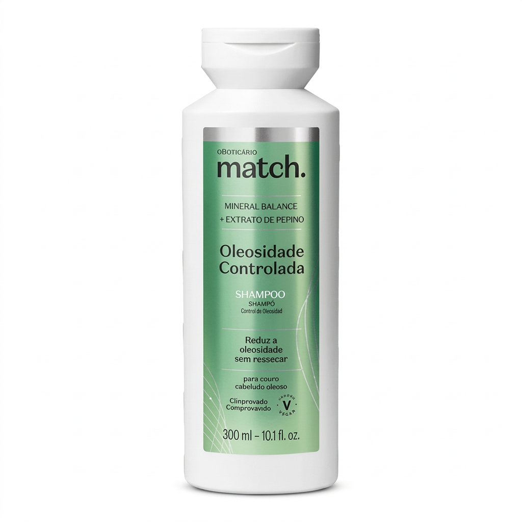 SHAMPOOING CONTRÔLÉ À L'HUILE MATCH, 300ML