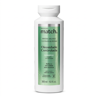 SHAMPOOING CONTRÔLÉ À L'HUILE MATCH, 300ML