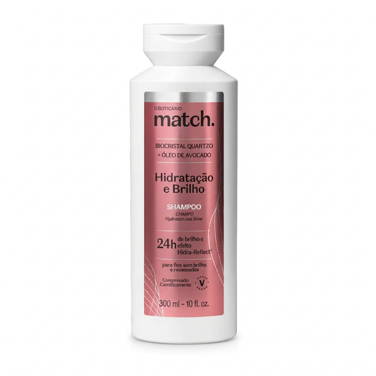 Shampoo Match Hydratation et Éclat 300ml | O Boticário