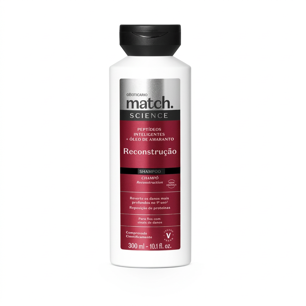 Shampoo Match Science Reconstrução 300ml