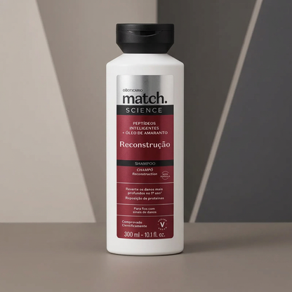 Shampoo Match Science Reconstrução 300ml