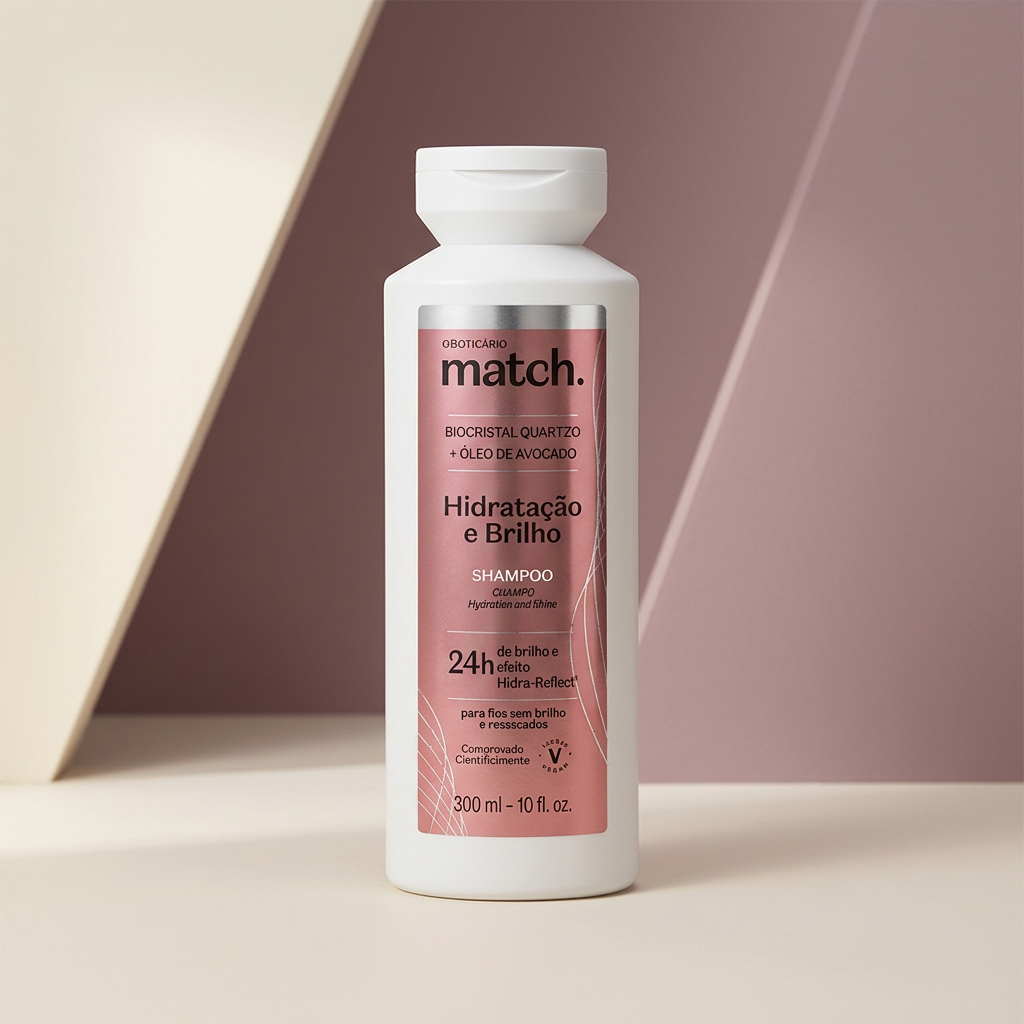 Shampoo Match Hydratation et Éclat 300ml | O Boticário