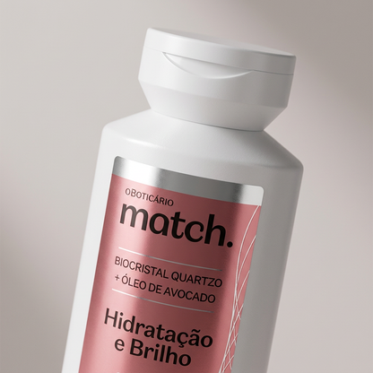 Shampoo Match Hydratation et Éclat 300ml | O Boticário