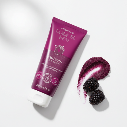 Sabonete Esfoliante Corporal Cuide-se Bem Amoruda Blackberry 200ml | O Boticário