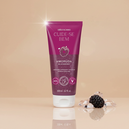 Sabonete Esfoliante Corporal Cuide-se Bem Amoruda Blackberry 200ml | O Boticário