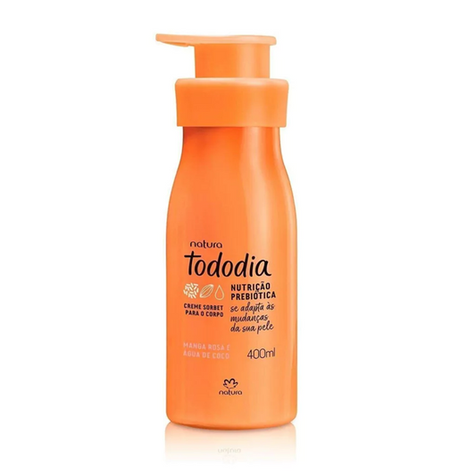 Natura TodoDia Creme Sorbet Corporal Manga Rosa e Água de Coco 400ml