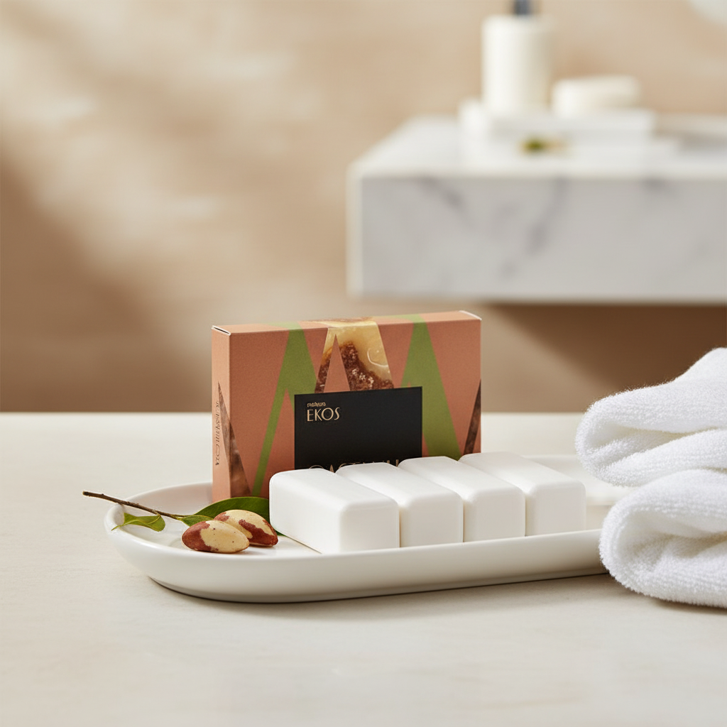 Natura Ekos Castanha Kit Sabonetes 4x100g - banheiro feminino