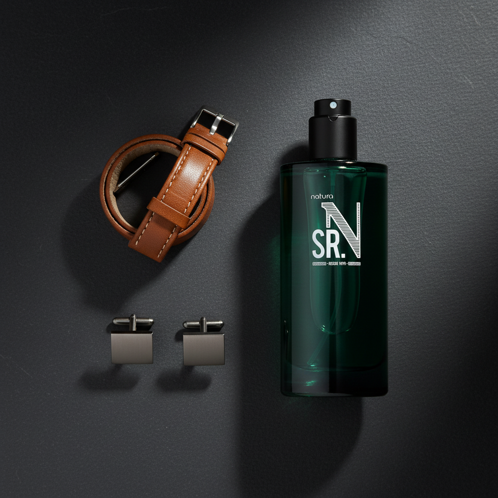 Sr. N Eau de Toilette Natura 100ml – flat lay masculino