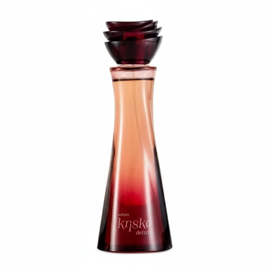 Kriska Delírio Féminin perfume bottle on white background