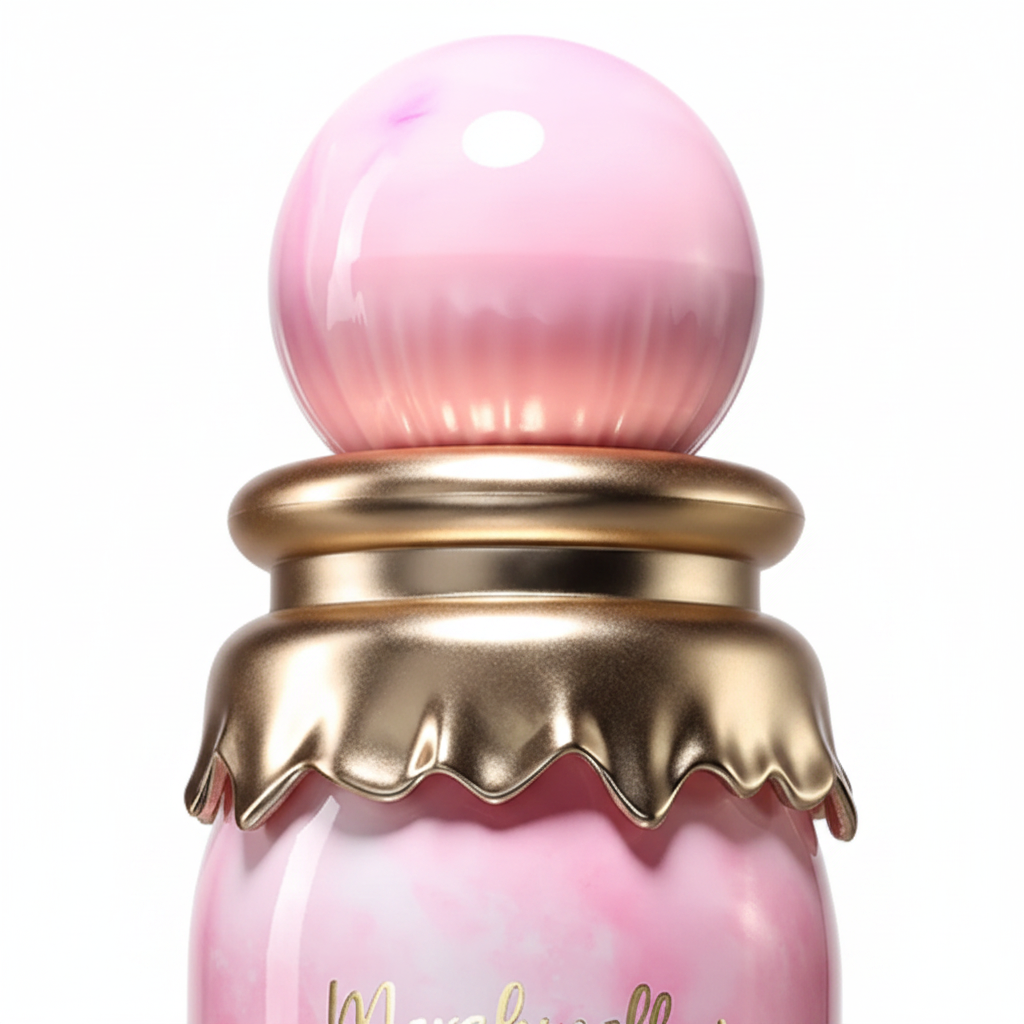 Paris Corner Marshmallow Blush 100ml — detalhe tampa dourada