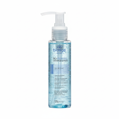 Demaquilante Gel Micelar Bioage 120g fundo branco