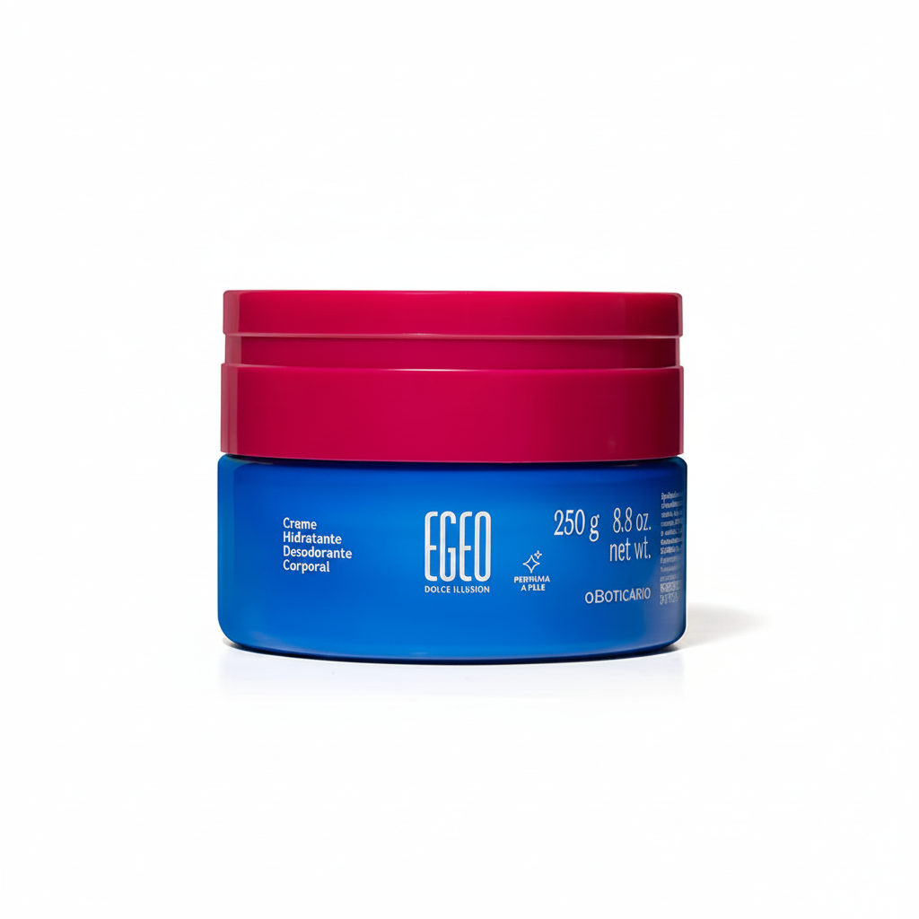 Creme Hidratante Corporal Egeo Dolce Illusion 250g - fundo branco