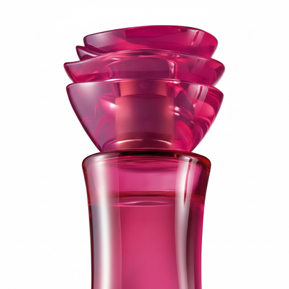 Kriska Shock Féminin close-up detail pink flower cap