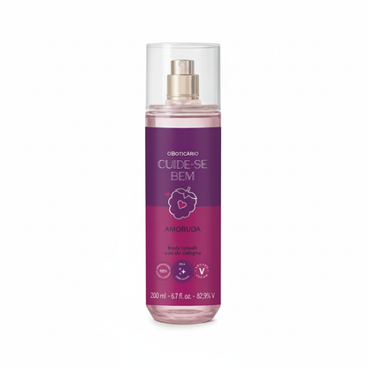 Body Splash Cuide-se Bem Amoruda 200ml - fundo branco
