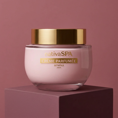 Nativa SPA Ameixa em composição arquitetônica rosa