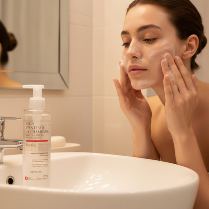 Gel de Limpeza Botik - cena de uso natural