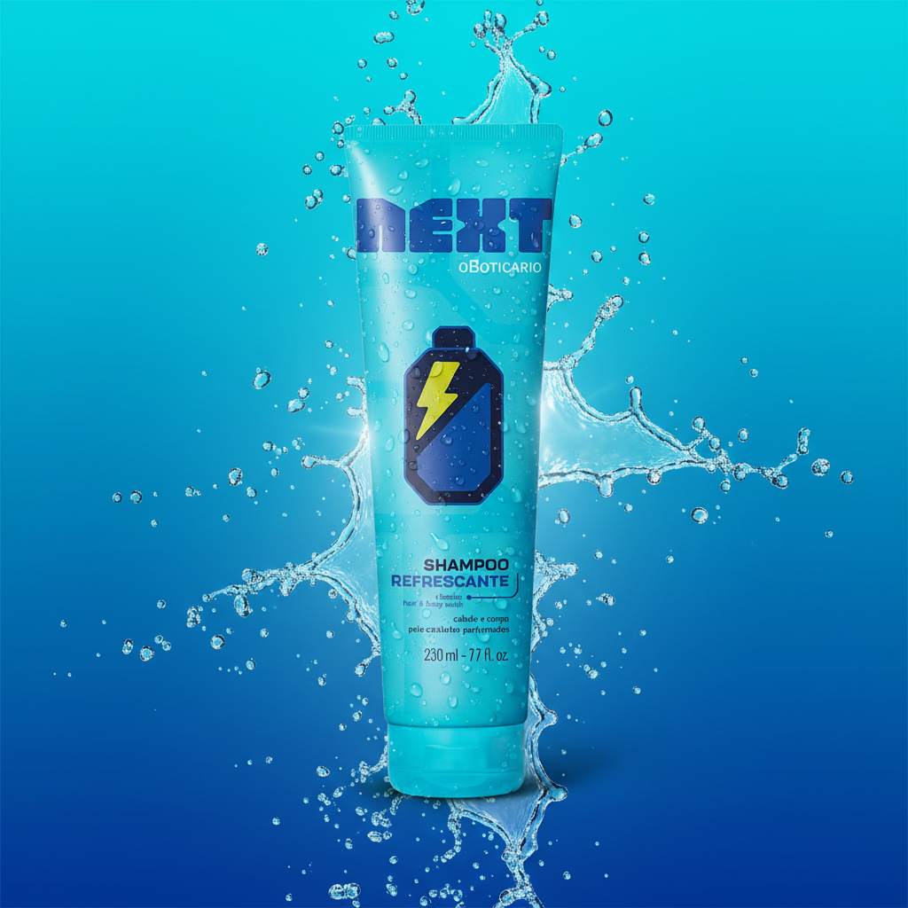 Shampoo Next 230ml - water splash cyan