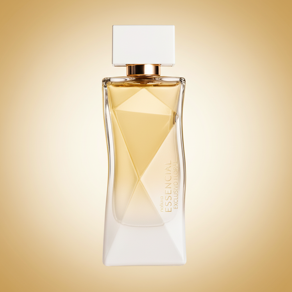 Essencial Exclusivo Floral degradê dourado
