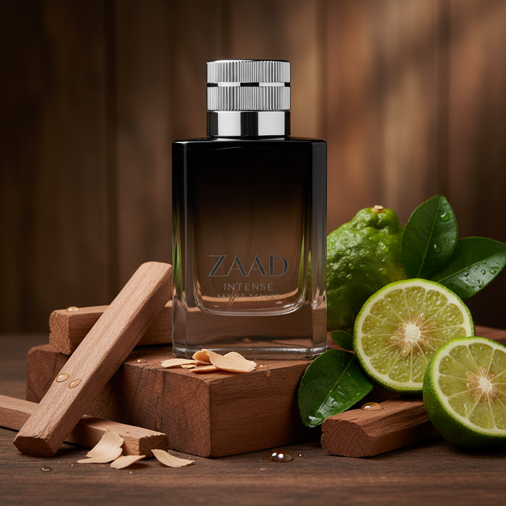 Zaad Intense - Ingredientes naturais sândalo e bergamota
