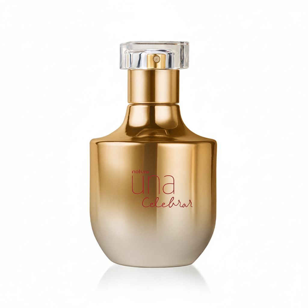 Natura Una Celebrar Eau de Parfum Feminino 75ml – Fundo Branco