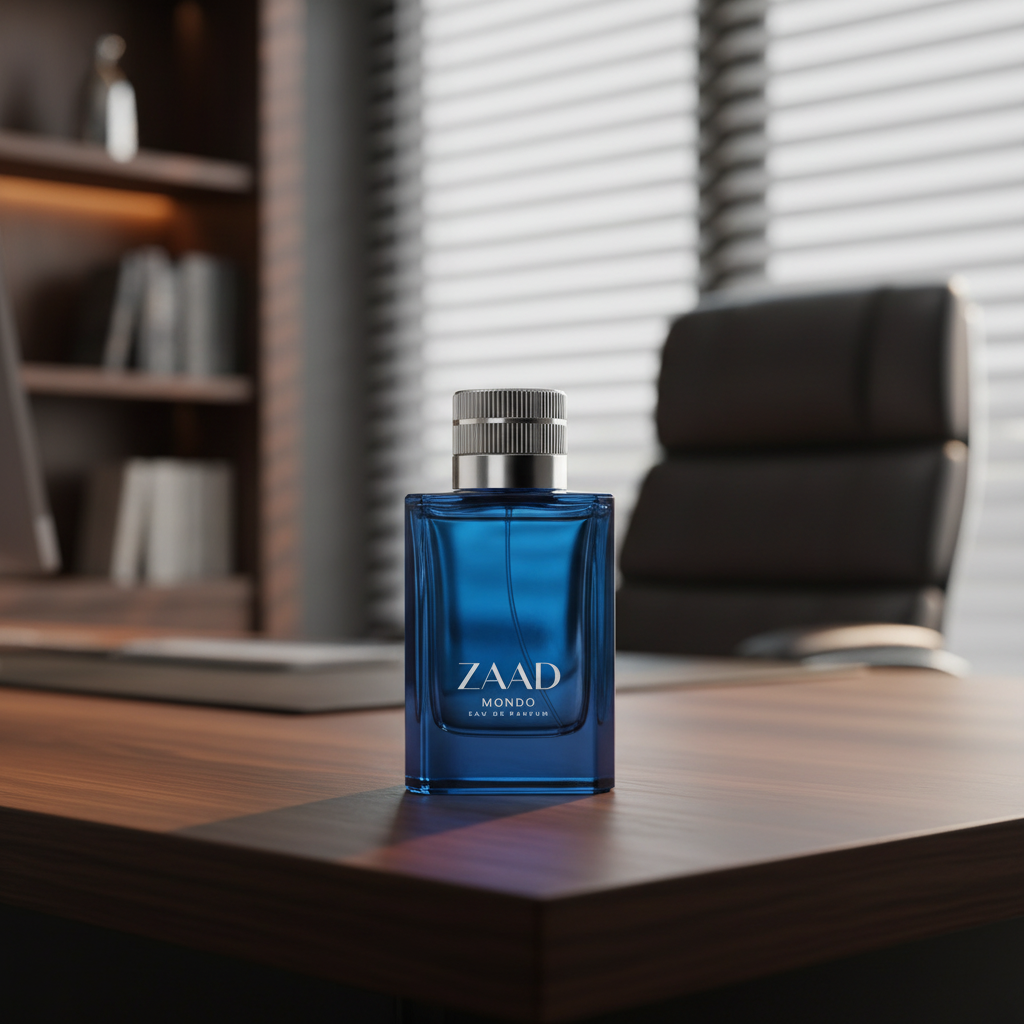Zaad Mondo em escritório executivo