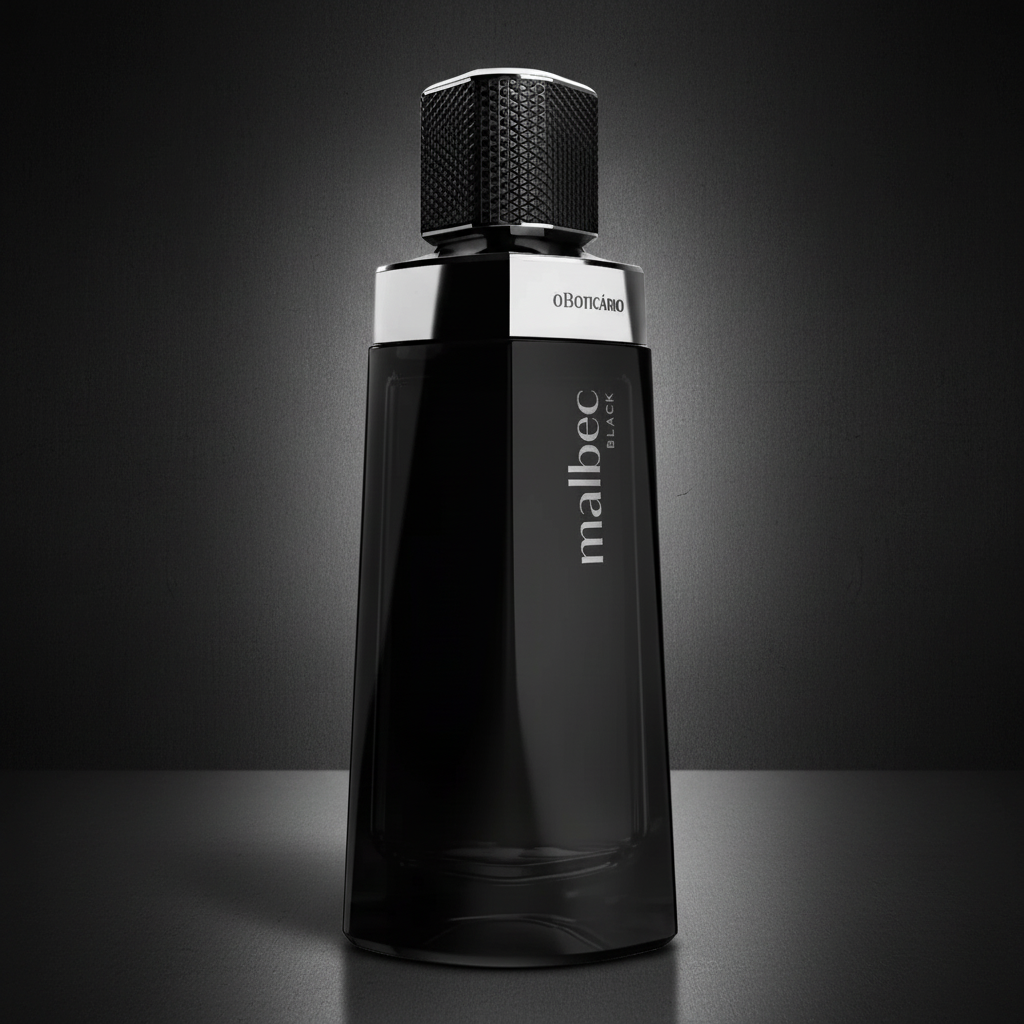 Malbec Black EDT Eau de Toilette 100ml - Fundo Metálico