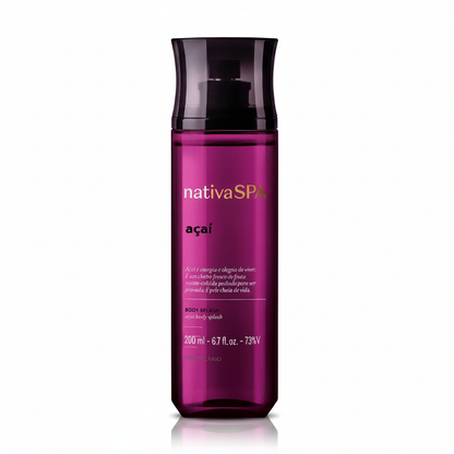 Nativa SPA Body Splash Açaí 200ml - fundo branco