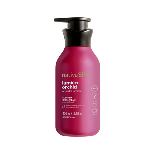 Crème Hydratante Parfumée Nativa SPA Orquídea Lumière, 400 ml