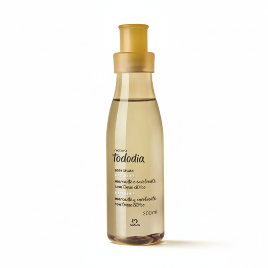 Body Splash Tododia Macadâmia 200ml - fundo branco