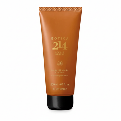 Loção Hidratante Corporal Botica 214 Sevilla Dorada 200ml - fundo branco