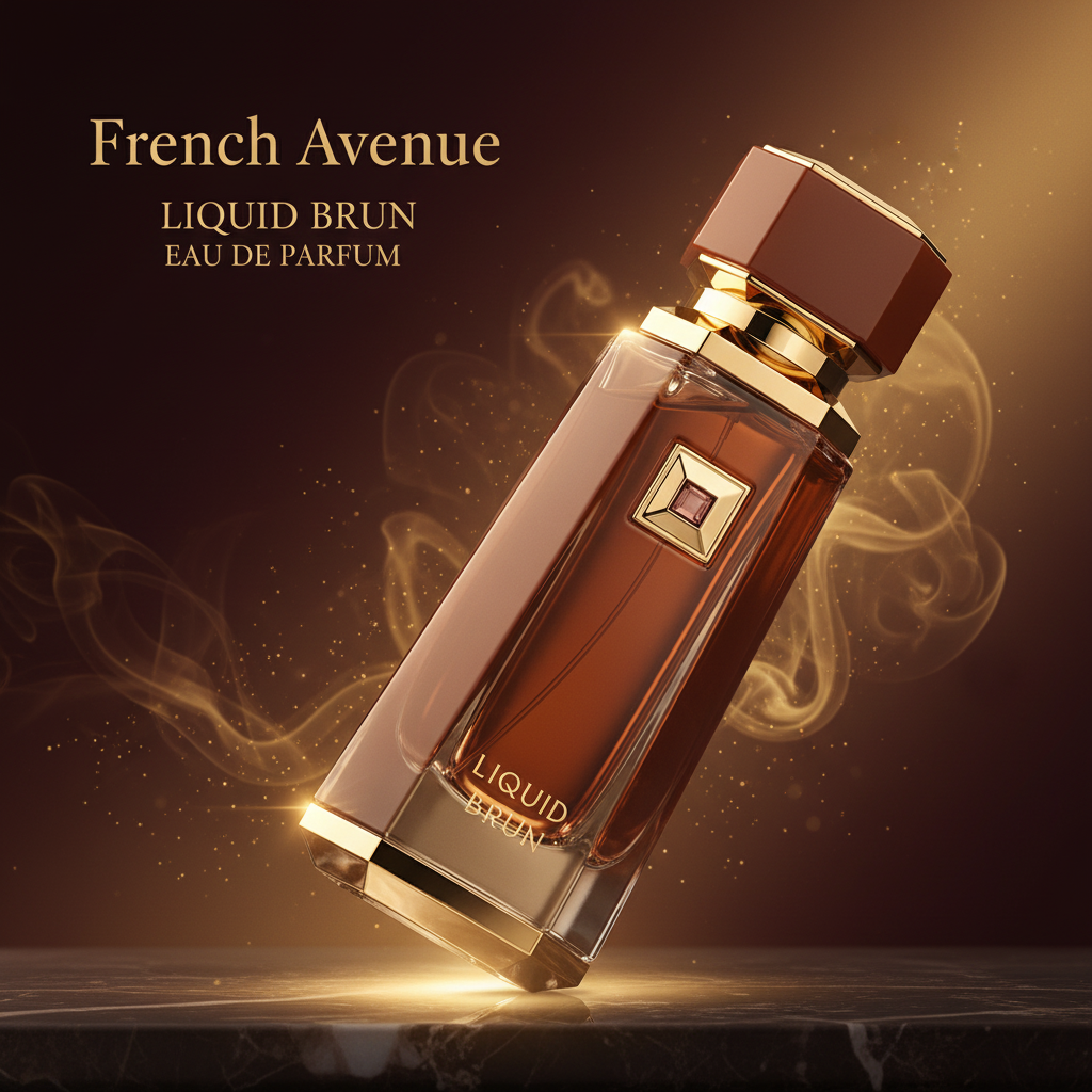 French Avenue Liquid Brun EDP - Angle 45° flacon