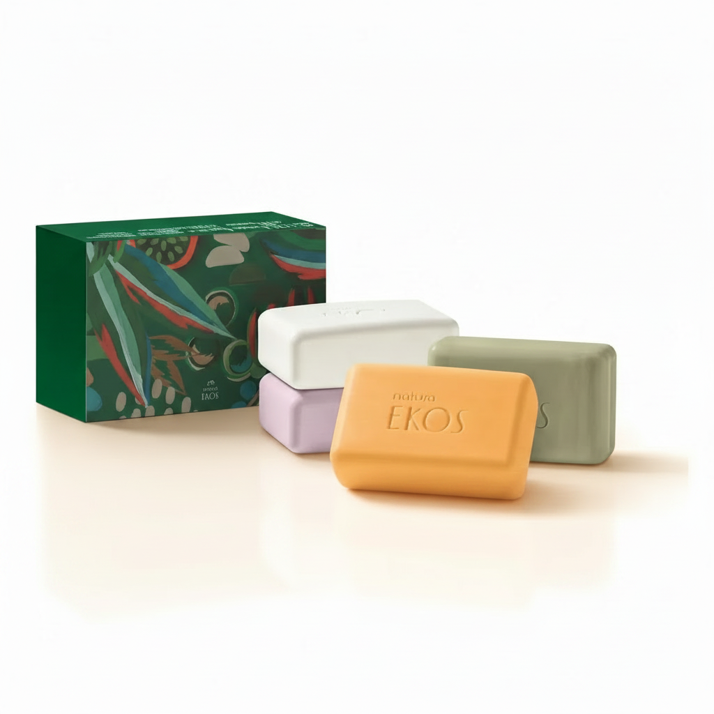 Natura Ekos Kit Sabonete em Barra Sortido 4 unidades - Superfície Neutra