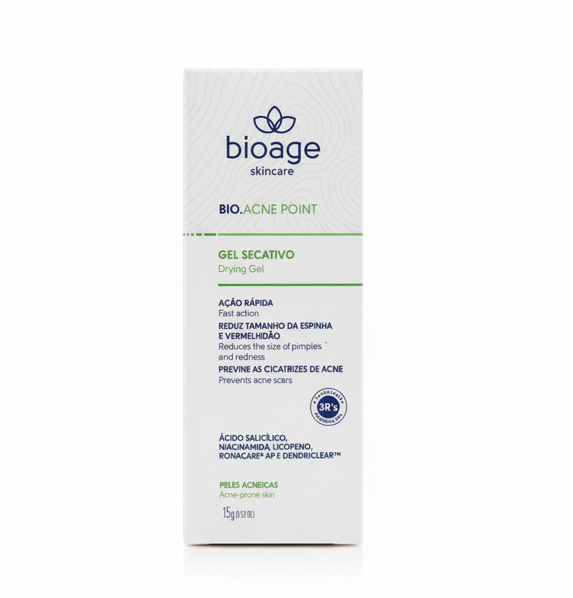 Bioage Bio.Acne Point Gel Séchant pour Peaux Acnéiques 15 g