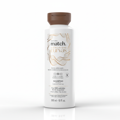 Shampoo Match Ciência das Curvas - Detalhe do Frasco