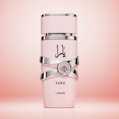 Lattafa Yara - degradê rosa
