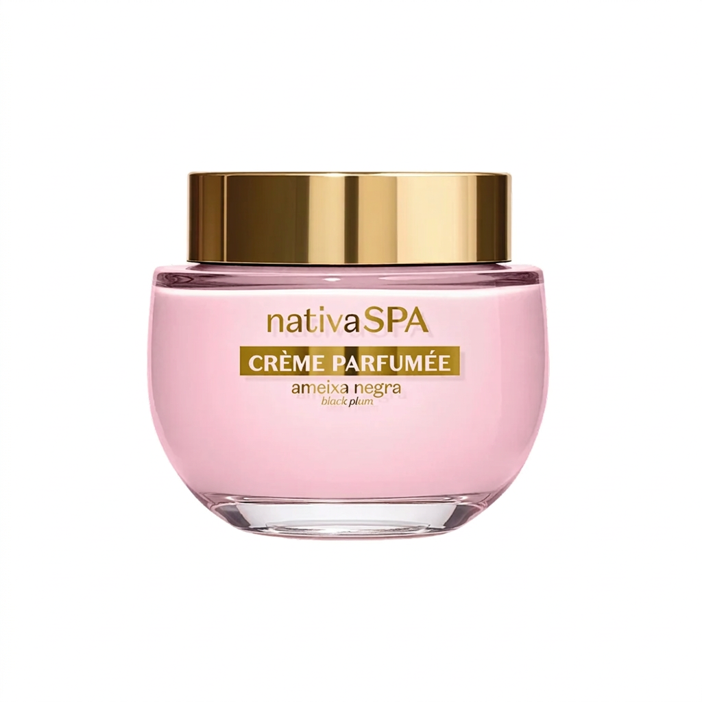 Nativa SPA Crème Parfumée Ameixa Negra em fundo branco