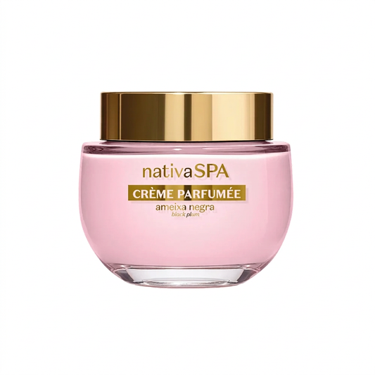 Nativa SPA Crème Parfumée Ameixa Negra em fundo branco