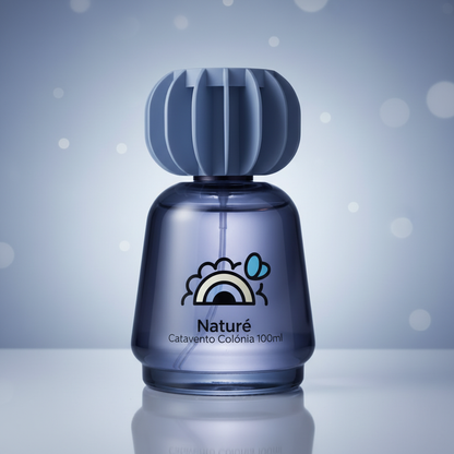 Colônia Naturé Catavento 100ml - degradê azul-cinza