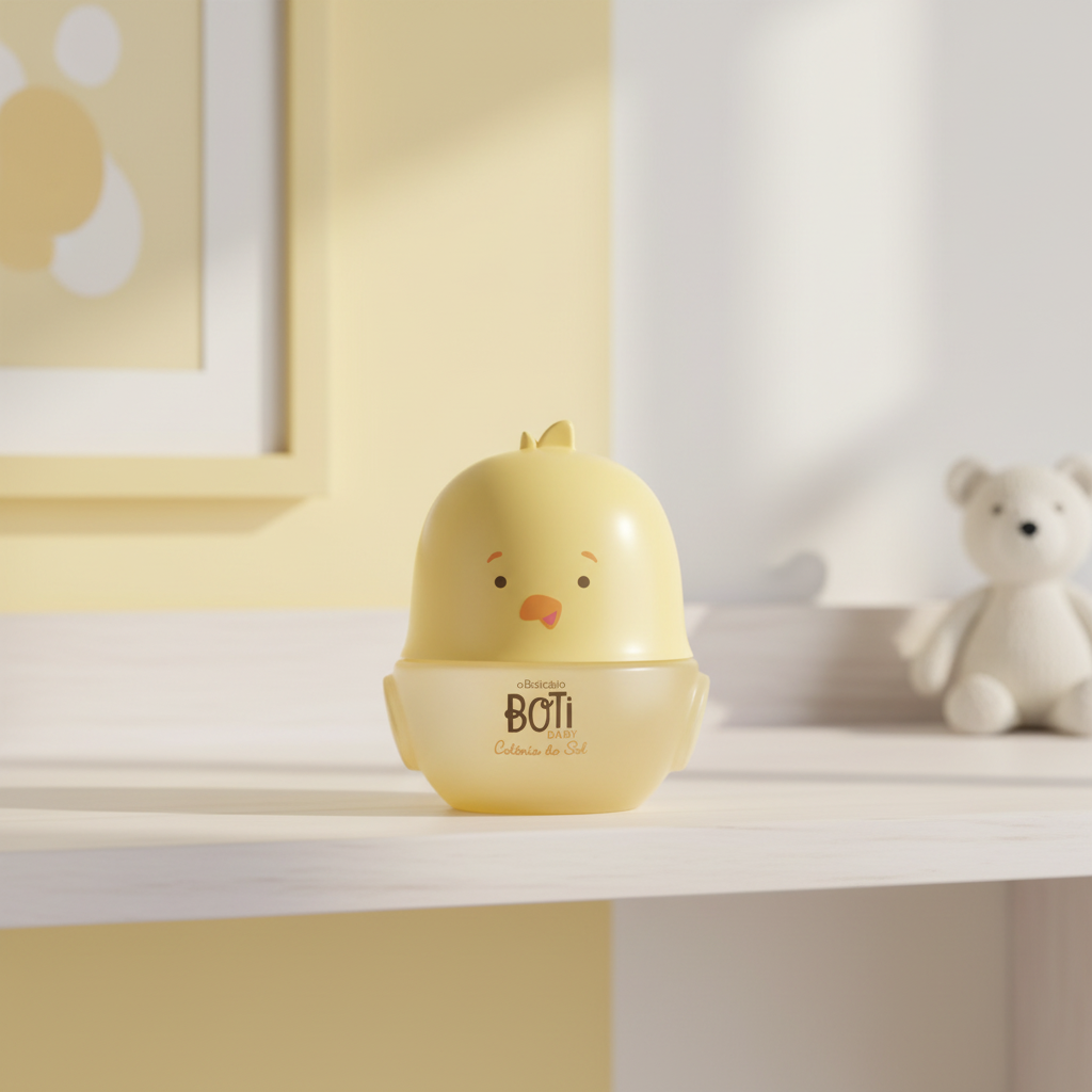 Colônia Boti Baby Sol 100ml - prateleira quarto de bebé