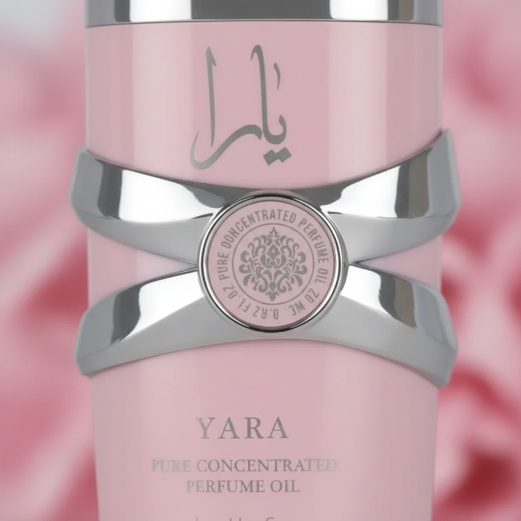 Lattafa Yara Óleo Concentrado 20ml - Detalhe Metálico