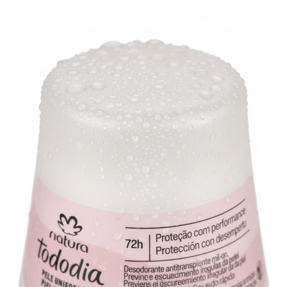 Tampa com gotas de água