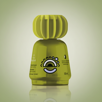 Colônia Naturé Esconde Esconde 100ml - degradê verde sage